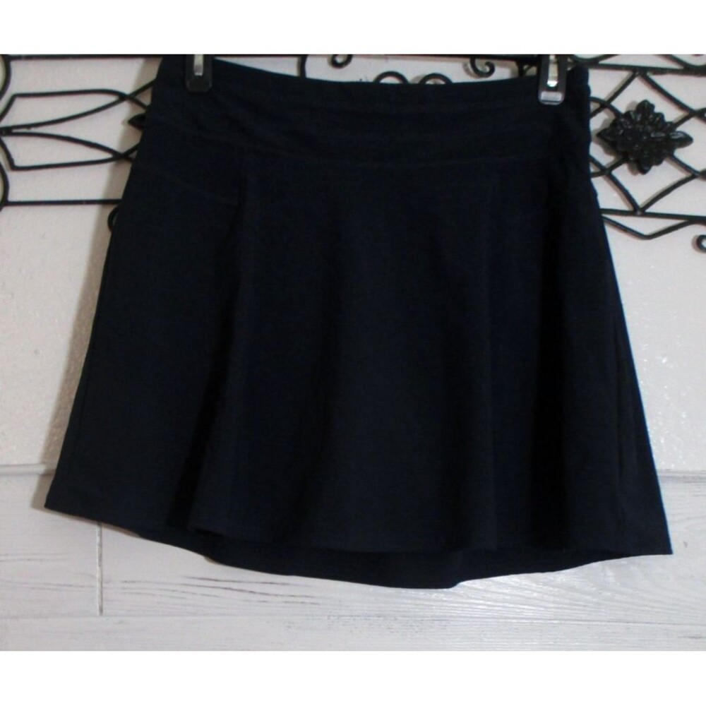 Athleta All Day Skort Womens Size 10 Navy Blue Athletic Key Pocket